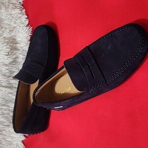 Oliver Men Navy Blue Cabell Driver  Buttery Italian Leather